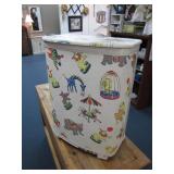 25" Vintage "Circus" Clothes Hamper