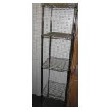 Tall Metal Framed 5 Level Storage Shelf Unit