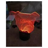 Mad Dog Electric & Battery Laser / Glass Lamp