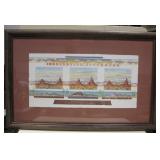 Signed Susan B. Schuhmacher S.W. Framed Watercolor