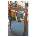 32" x 48" Vintage Wood Framed Mirror