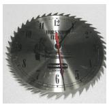 Saw Blade Workshop Clock