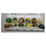 Dozen Wood & Stone Eggs