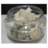 Glass Bowl Full of Seashells