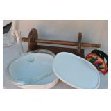 Casserole Dish, Napkin Holder, Glass Vase & More