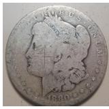 1880 Silver Morgan Dollar - Philadelphia Minted