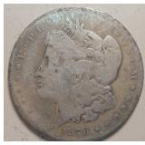 1878 Silver Morgan Dollar - Philadelphia Minted