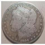1896-O Silver Morgan Dollar - New Orleans Minted