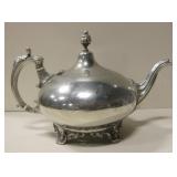 Vintage Silver Plated Tea/Coffee Pot w/ Finial Lid