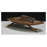 Gregorian Copper Abstract Spring Dish / Ashtray