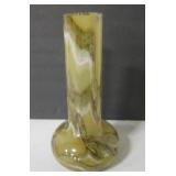 Contemporary Marble Pattern Glass Flower Vase