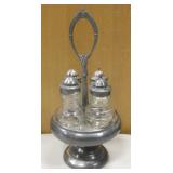 Hartford Silver Plate Co. Castor / Cruet Set - 5pc