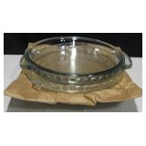 4 Various American Brand Glass Baking Plate Dishes