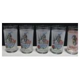 5pc Kentucky Derby 116 & 122 Racetrack Glasses