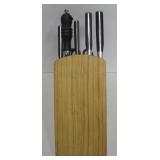 Butcher Block Knife Set-Farberware Pro