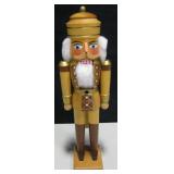 Vintage Wood Christmas Nutcracker, 13.25"H