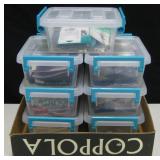 7 Storage Cases w/ Various Costume Jewelry Beads