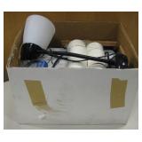 Box Lot of Assorted Office Supplies