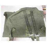 Vintage Miliatry Army Green Parachute Bag
