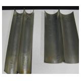 2 Metal Bread Pans - Largest 18"L