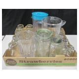 Glass/Plastic Jars, Cups, Pitchers & Tumblers
