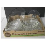 Various American Lead Glass Bowls, Chargers & More