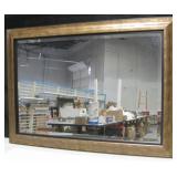 42.5" x 30" Wood Framed Wall Mirror