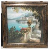 Large 44.5" x 44.5" Framed Textured Print