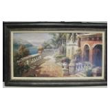 Large 57.5" x 33.5" Framed Textured Print