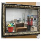 31" x 24" Ornate Framed Mirror