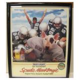 1987 Spuds MacKenzie "Mr. Touchdown" Poster