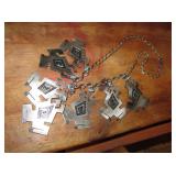 S.W./N.A. Signed J.B. Frog Form Fetish Necklace