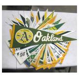 Stack of Various Oakland A