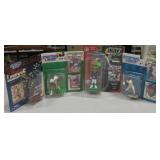 3 NIP Starting Lineup & 1 Play Makers Figurines
