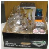 Various American Glass Vases, Jars, Pitchers, More