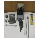 Drill Bits w/ Case, Mini Files & Other Tools