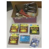 T-50P Stapler & Staples, 14" Pipe Wrench & More
