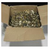 Box of Brass Shelf Push Pins / Pegs