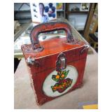 Corrugated Wood Floral Heart Cosmetic Box