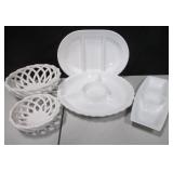 Portugal / Americana White Porcelain Bowls & Trays