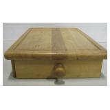 6.75" X 11" X 5" Cutting Board w/ Drawer/Knives