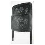 Lot of 2 TV Trays 19.5" & 24" Tall