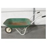 Garden Wheel Barrow w/ Solid Rubber Tire