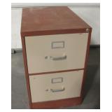 Two Tone / Two Drawer Metal Office Filing Cabinet