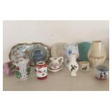 Various Porcelain Vases, Plates & Table Top Items