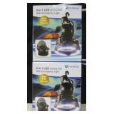 2 NIB Eternal Co. 2 in 1 Led Ceiling Fan & Light