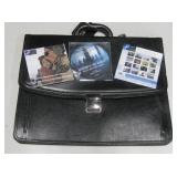 VNTG Bucharest Black Leather Satchel Bag & More