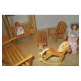 VNTG Wooden Garden / Lawn Furniture Set & More