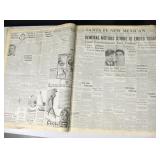 Vintage Santa Fe Feb. 1937 Newspaper Article Book