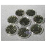 USA Presidential Commemorative Gold Tone Quarters